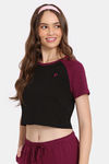 Rosaline Loungewear Top - Black Beauty — thumbnail 2